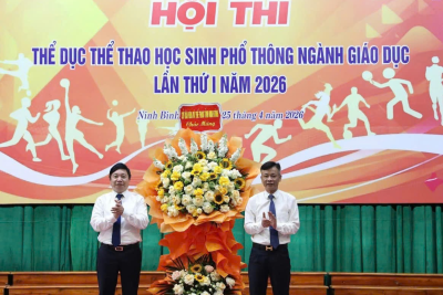 SÔI NỔI HỘI THI THỂ DỤC THỂ THAO HỌC SINH PHỔ THÔNG NGÀNH GIÁO DỤC LẦN THỨ I – NĂM 2026 TỈNH NINH BÌNH