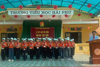 LIÊN ĐỘI TRƯỜNG TIỂU HỌC HẢI PHÚ, HẢI XUÂN, NINH BÌNH TỰ HÀO EM LÀ ĐỘI VIÊN