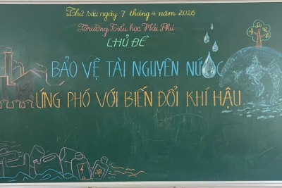 BÀI VIẾT TUYÊN TRUYỀN BẢO VỆ NGUỒN NƯỚC – CHUNG TAY ỨNG PHÓ BIẾN ĐỔI KHÍ HẬU  NĂM 2026