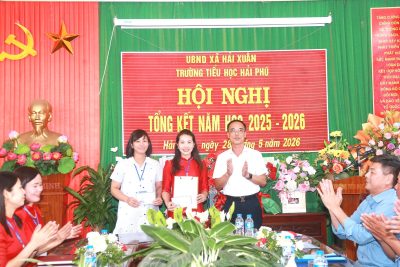 TRƯỜNG TIỂU HỌC HẢI PHÚ TỔ CHỨC HỘI NGHỊ TỔNG KẾT NĂM HỌC 2025 – 2026🌟🌟